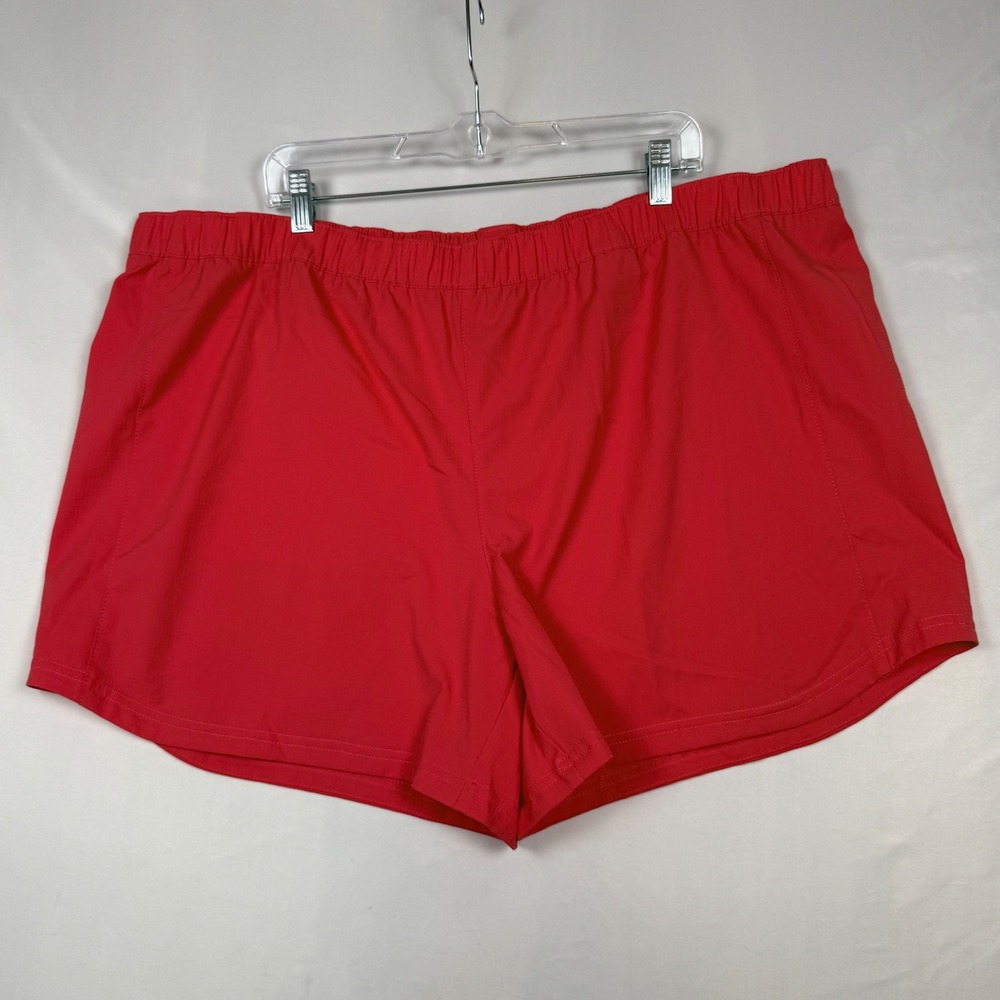 Columbia PFG Womens 2X 5L Hot Pink Performance Fishing Gear Shorts Elastic